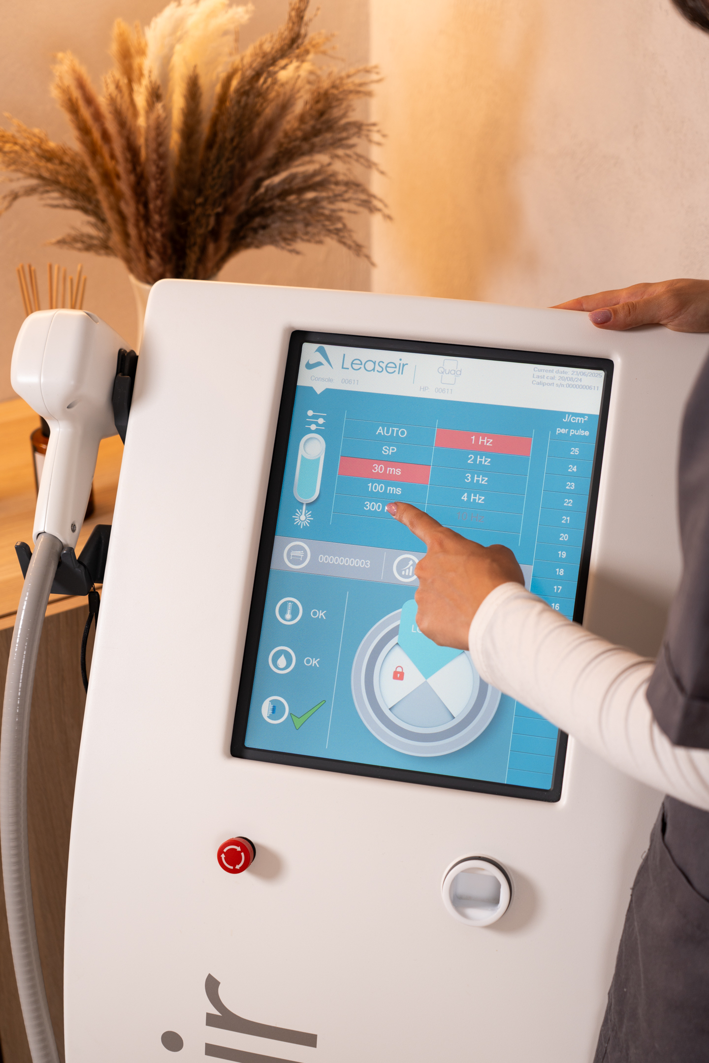 Epilazione laser. 